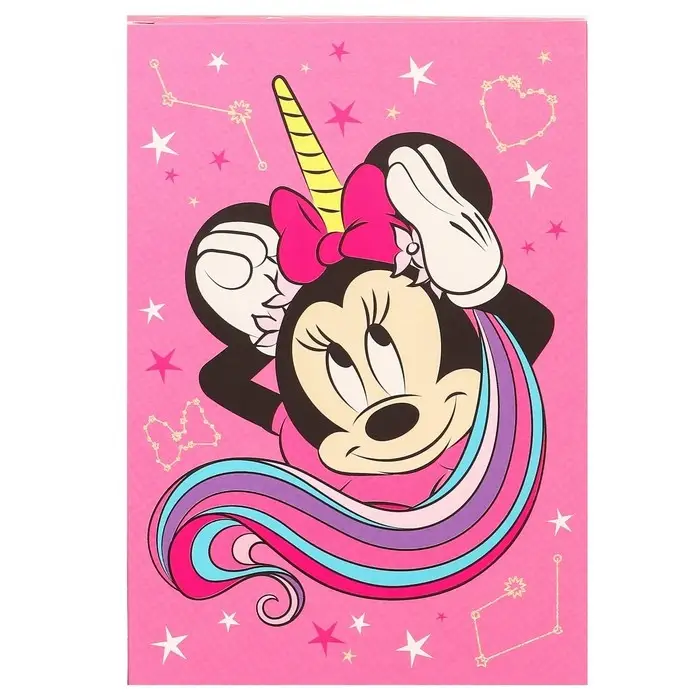 Подарочная коробка, складная, 6х23х7.5 см, Минни Маус и Единорог