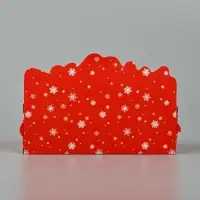 Коробочка для макарун &laquo;Снегири&raquo;, 18 х 5.5 х 5.5 см