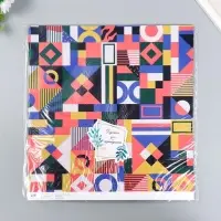 Бумага для скрапбукинга двусторонняя "Color geometry" плотность 180 гр 30,5х32 см