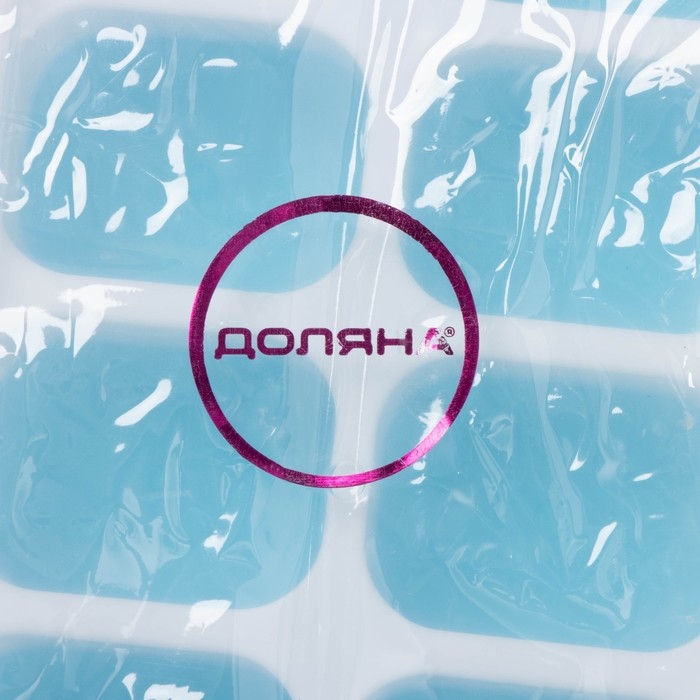 Форма для льда с крышкой Доляна, 25&times;9,5&times;2,5 см, 14 ячеек (4&times;3&times;2 см), цвет МИКС