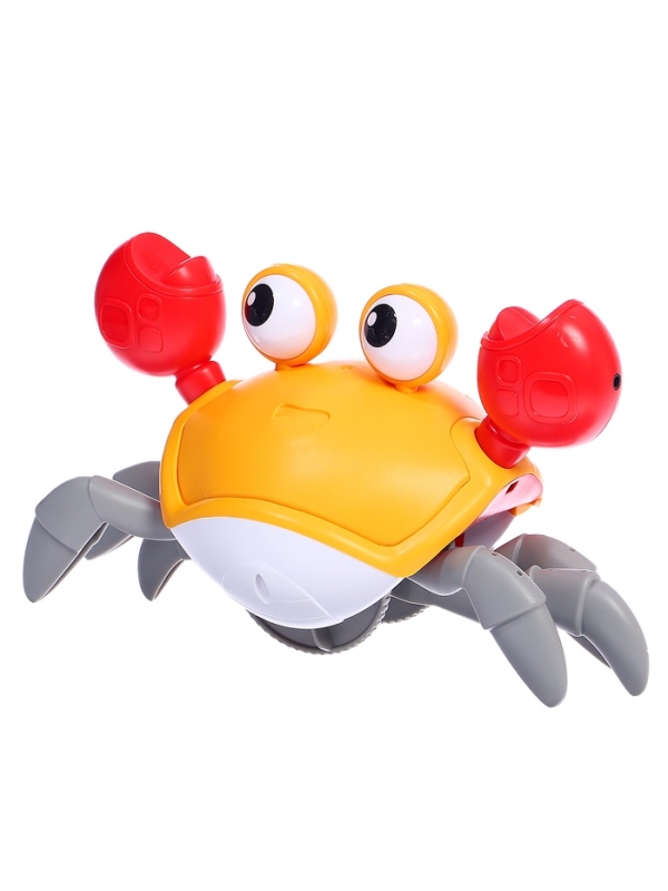 Музыкальная игрушка &laquo;Малыш Краби&raquo; звук, инерция, оранжевый