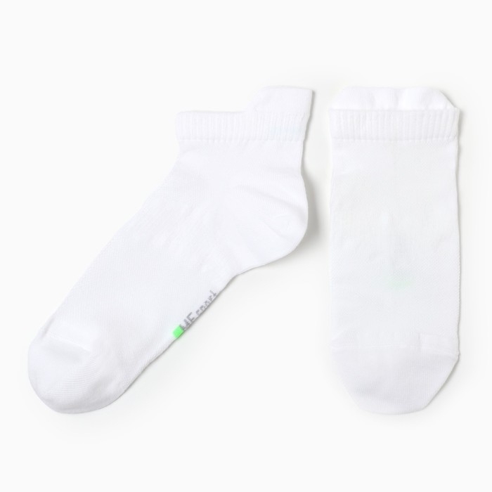 Носки мужские укороченные, цвет белый, размер 29-31 Носки мужские укороченные, цвет белый, размер 29-31