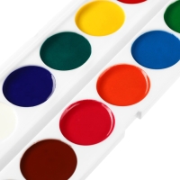 Краски акварельные, 12 цветов, без кисти, Щенячий патруль