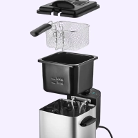 Фритюрница электрическая со съемной чашей КТ-6540 - 1000 Вт