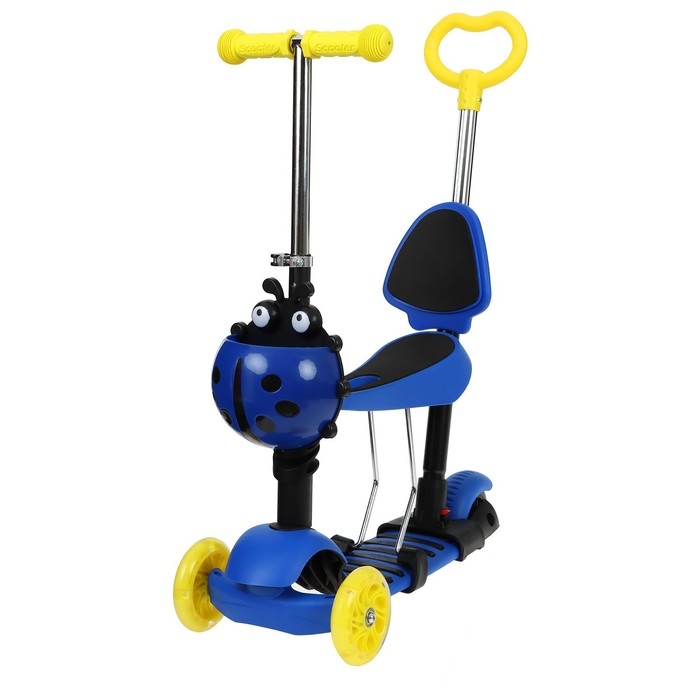 Самокат 5 в 1 GRAFFITI, колёса световые PU 120/80 мм Самокат 5 в 1 GRAFFITI, колёса световые PU 120/80 мм