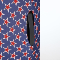 Чехол для чемодана 28", цвет синий/красный