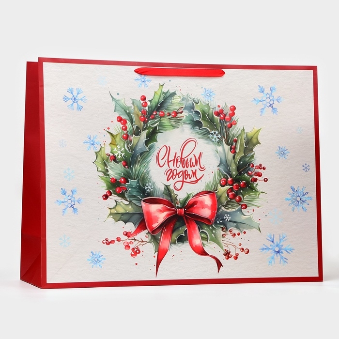 Пакет ламинированный &laquo;Венок&raquo;, XXL 46&times;61&times;20 см