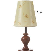 Лампа настольная BayerLux ЭКО "Сол" 1х40Вт Е27 коричневый 20х20х45см