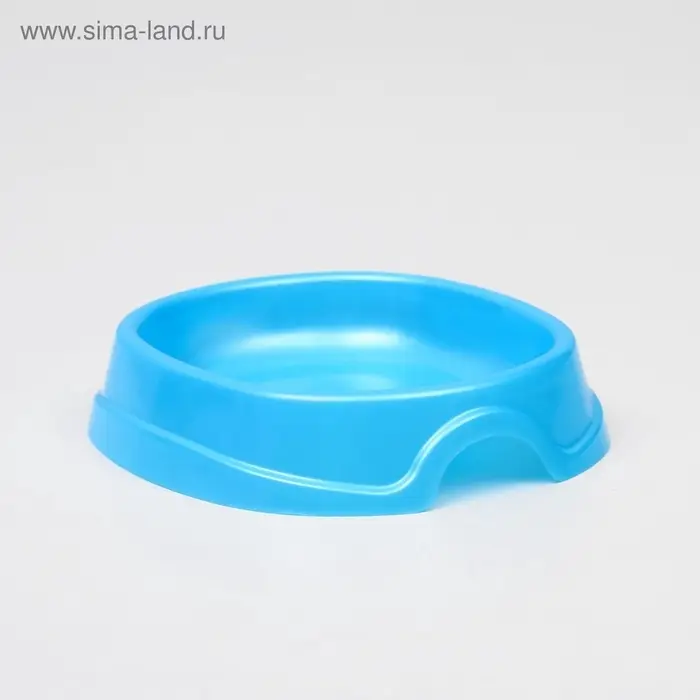 Миска №1 "Нулевка" 200 мл, 13,5 х 12,5 х 3 см, голубой перламутр