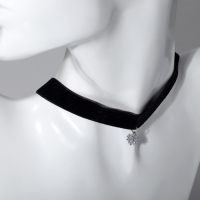 Чокер &laquo;Стразинка&raquo; ромб, цвет белый в серебре, 33 см