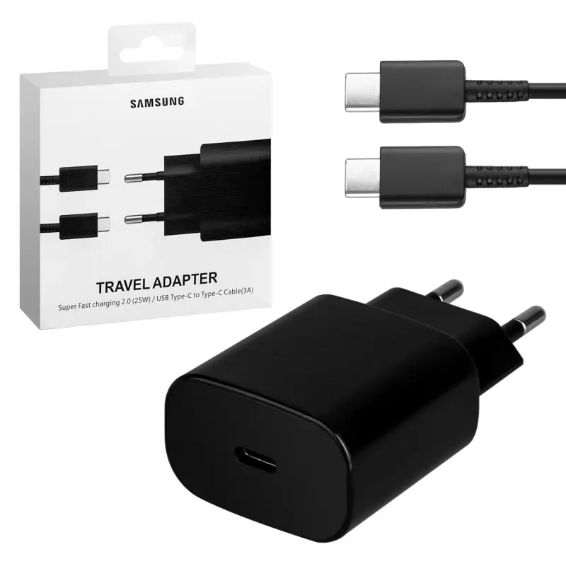 СЗУ Type-C Samsung Note 10 Super PD Fast Charging Set черный 18W (120шт/кор)