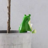 Сувенир полистоун "Лягуха с лимонадом" 5,3х5,5х10,3 см