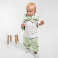Штаны для малыша MINAKU: Basic Line BABY, цвет шалфей, рост 62-68 Штаны для малыша MINAKU: Basic Line BABY, цвет шалфей, рост 62-68