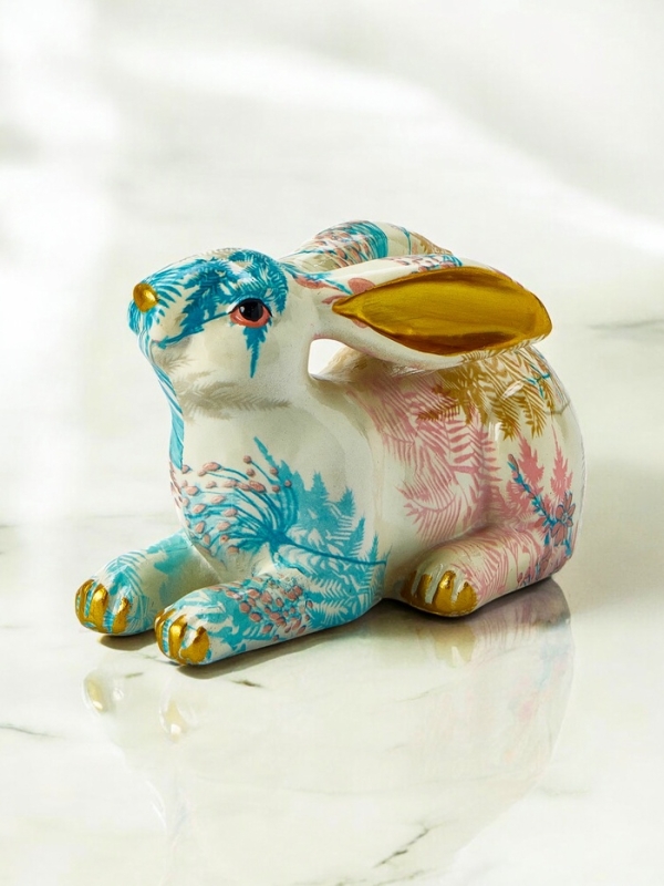 Фигура "Весенний зайчик" лежит, 10х19х12см