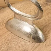 Подсвечник "Кольца" алюминий 21х12,5х65 см