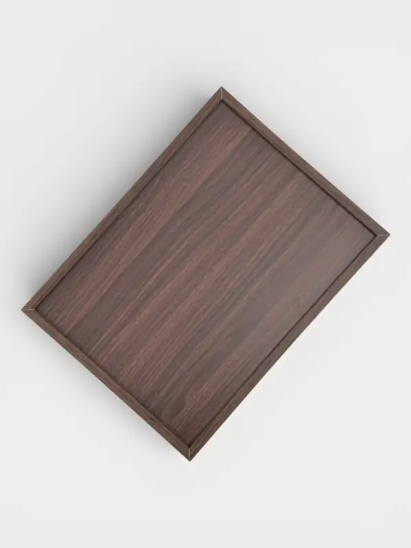 Подносы Доляна, набор 3 шт., 40&times;30 см, 35&times;25 см, 30&times;20 см, дерево, коричневые