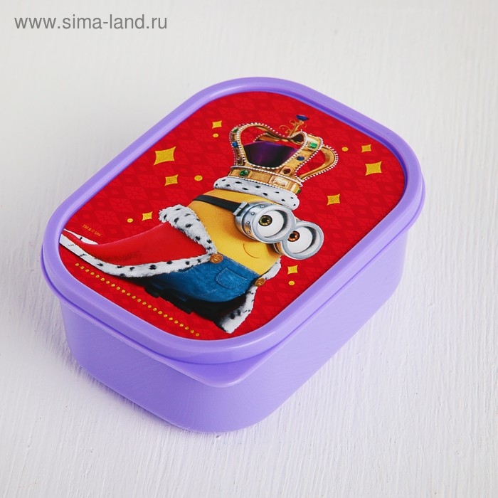 Ланч-бокс прямоугольный 0,5 л Ланч-бокс прямоугольный 0,5 л "Minions" Гадкий Я