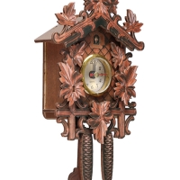 Часы настенные с кукушкой &laquo;Осенний сад&raquo;, плавный ход, 22.5&times;11.8&times;8.5 см