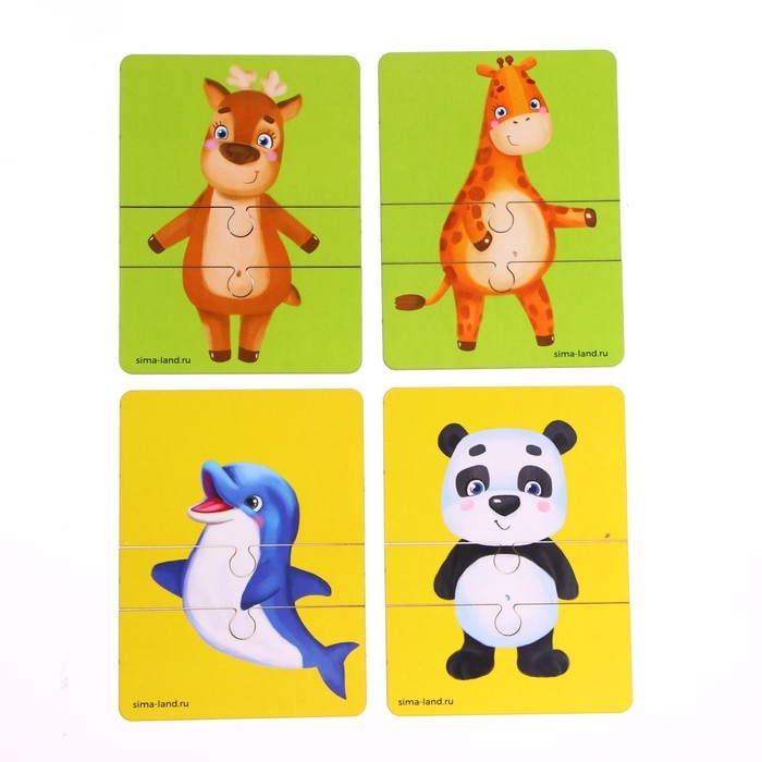 Пазлы &laquo;Весёлые зверята&raquo;