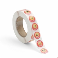 Наклейки в рулоне &laquo;Смайлы&raquo; диаметр 1,5 см, 1000 шт.