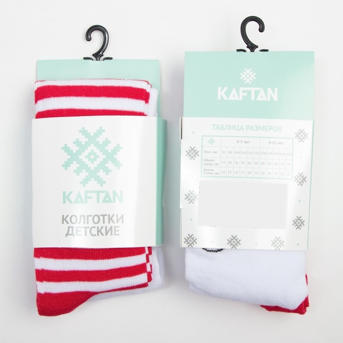 Колготки детские новогодние KAFTAN Колготки детские новогодние KAFTAN "Зайчик" 116-122 см, белый
