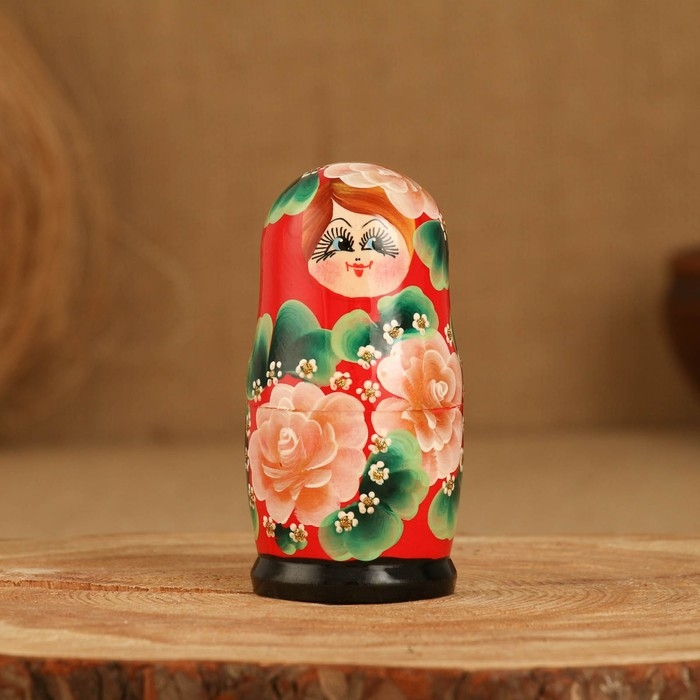 Матрёшка 5-ти кукольная "Кристи Сувенирка", 10-11 см, ручная роспись