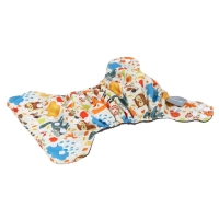 Многоразовый подгузник &laquo;Осень&raquo;, 3-8 кг, угольно-бамбуковая ткань, Крошка Я