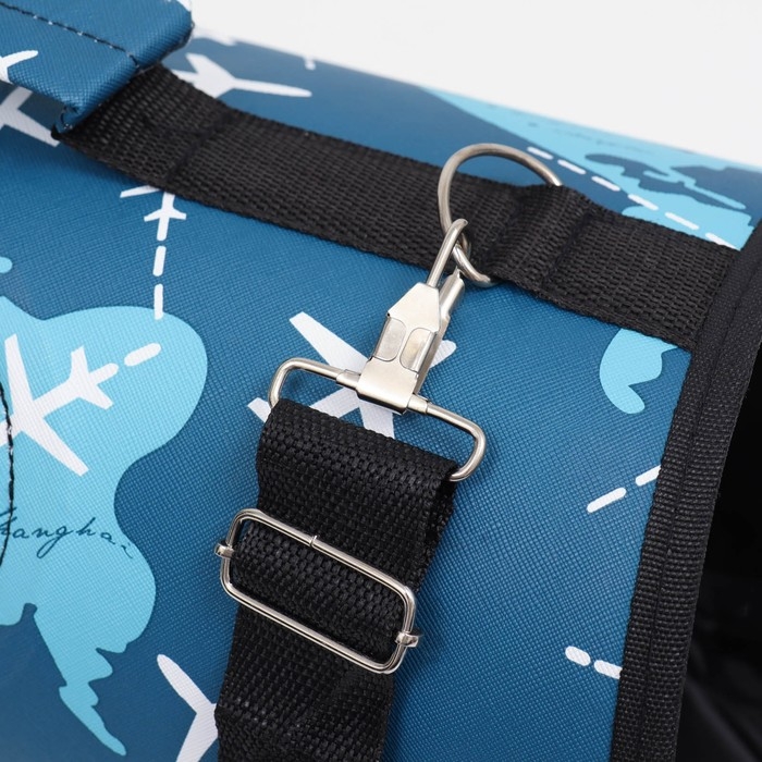 Сумка-переноска каркасная "Самолеты", размер S, 37,5 х 17 х 22 см