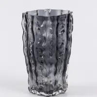 Ваза &laquo;Фонс&raquo;, 24&times;14.5 см, стекло, чёрная