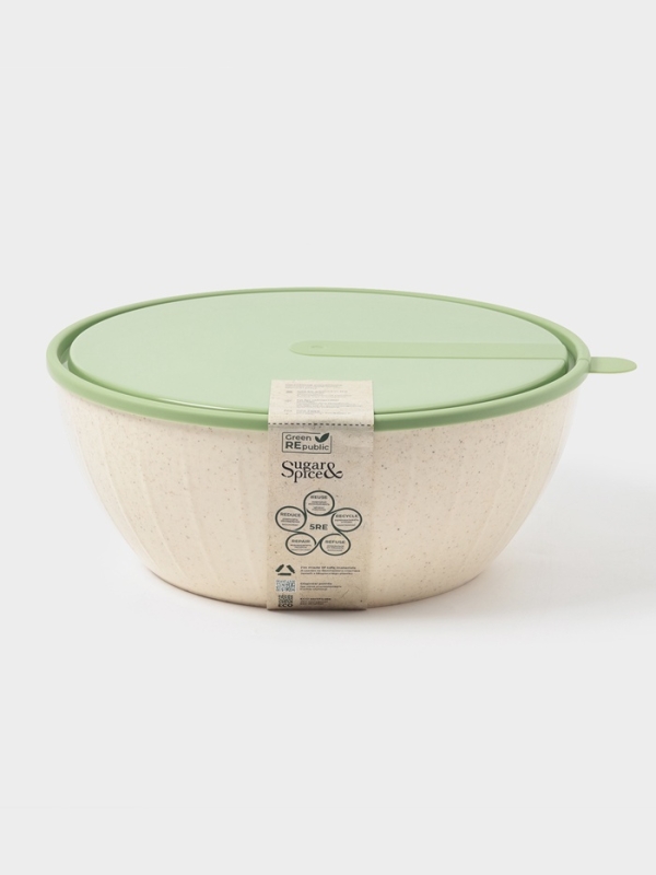 Салатник с крышкой &laquo;Fiesta&raquo;, 5 л, цвет микс