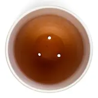 Горшок цветочный с поддоном 5,4 л, d22/h19 см белый керамика, "Перл" (М)