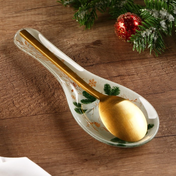 Новый год. Подставка под ложку &laquo;Верь в чудеса&raquo;, 21.2 х 7.5 см