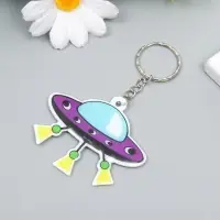 Брелок PVC "НЛО" 5,2х6,2 см