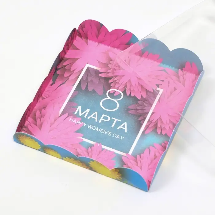 Коробка для печенья, &laquo;Праздник весны&raquo;, 15&times;15&times;3 см