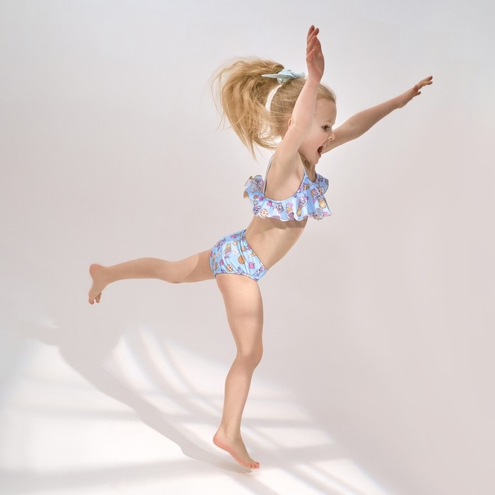 Купальник детский Мой маленький пони, рост 110-116 (32), голубой Купальник детский Мой маленький пони, рост 110-116 (32), голубой