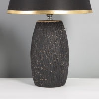 Лампа настольная "Клойд" 1х40Вт Е27 черный/золото 25х25х40см