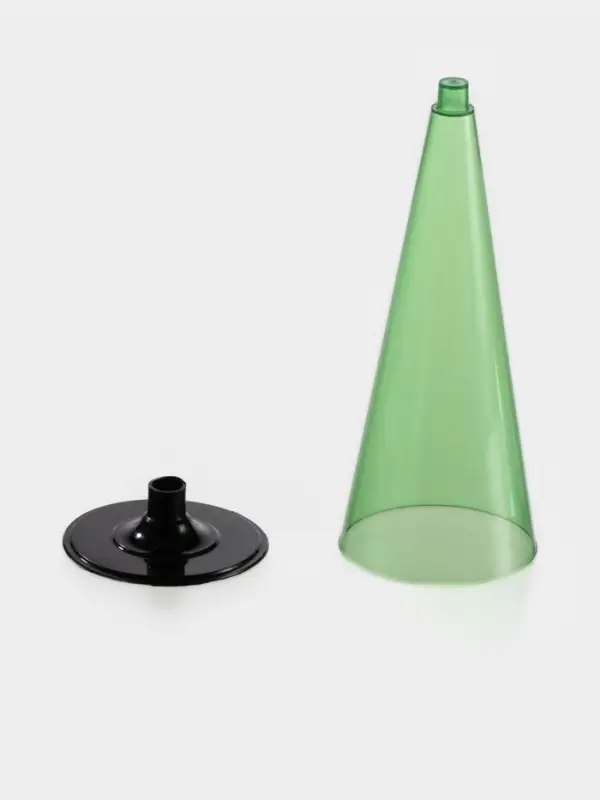 Фужер одноразовый &laquo;Конус&raquo;, 150-180 мл, зелёный