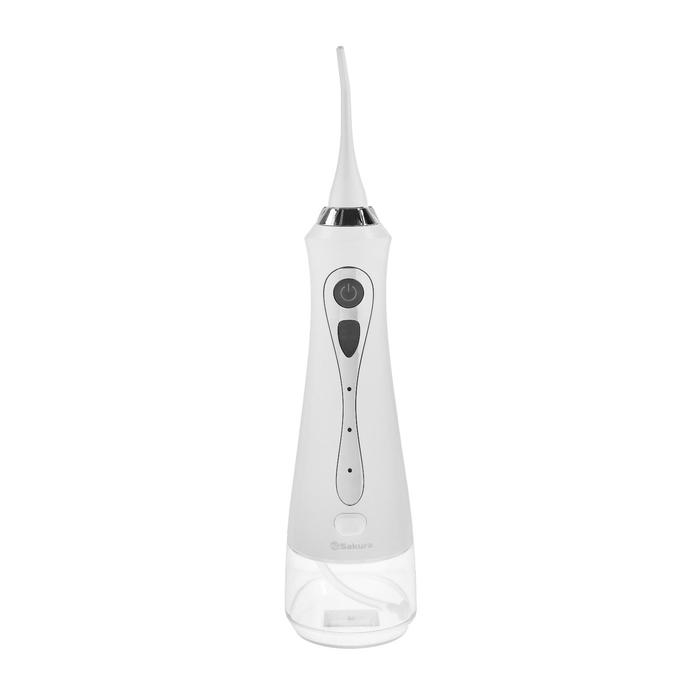 Ирригатор Sakura SA-5560, портативный, 230 мл, 3 режима, 1200 импульсов/мин, АКБ