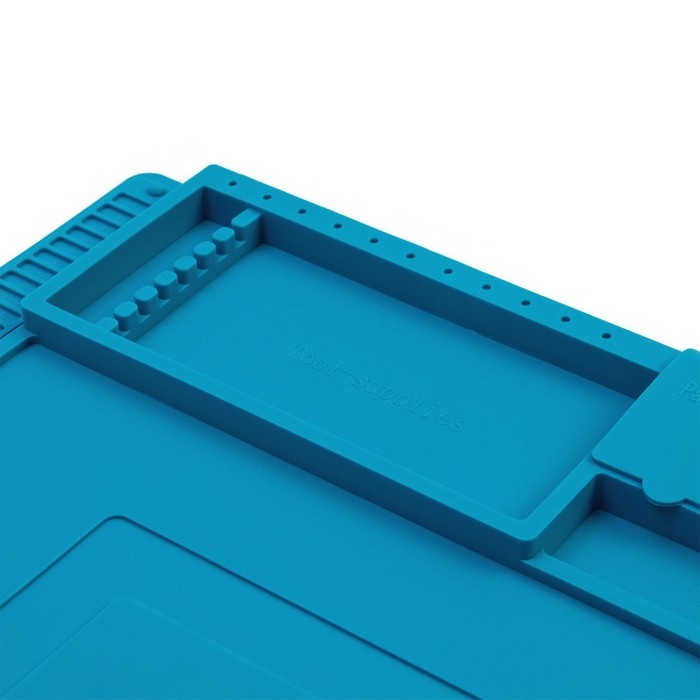 Термостойкий силиконовый коврик для ремонта часов, нескользящий, 45 х 30 см