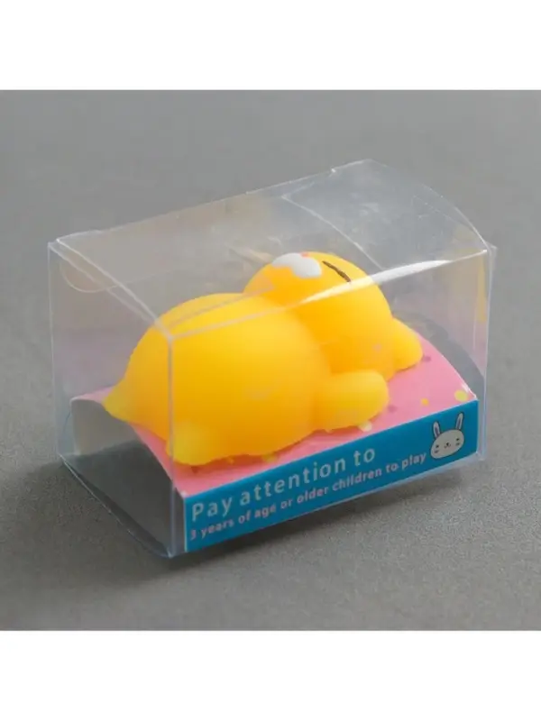 Антистресс игрушка - мялка &laquo;Кошечка&raquo;, жёлтый