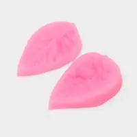 Молд &laquo;Лист гортензии&raquo;, силикон, 2 предмета, 4&times;2.5 см, МИКС