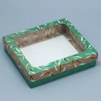 Коробка подарочная, упаковка, &laquo;Эко&raquo; , 23.5 х 20.5 х 5.5 см