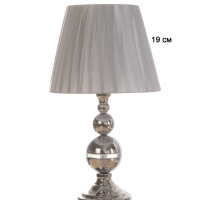 Лампа настольная &laquo;Бабл&raquo; 1х40Вт Е27 + ночник 3Вт хром 24.5,24,5.44см
