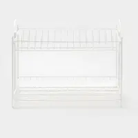 Сушилка для посуды универсальная, разборная, с поддоном, цвет белый 39,5*24*29,5см
