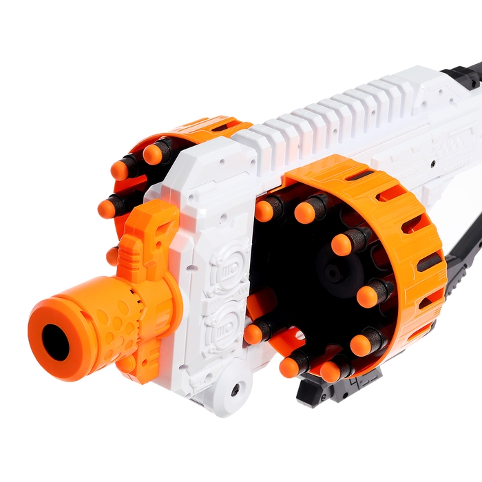 Бластер «Fast»,стреляет мягкими пулями, работает от батареек Бластер «Fast»,стреляет мягкими пулями, работает от батареек