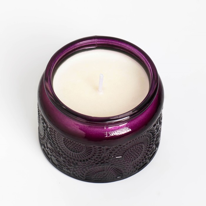 Свеча ароматическая в банке Свеча ароматическая в банке "SAN BLACK FRUITS", 5х7 см, ежевика