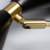 Бра "Мурано" 2хЕ27 40Вт черно-золотой 16х26х40 см Бра "Мурано" 2хЕ27 40Вт черно-золотой 16х26х40 см