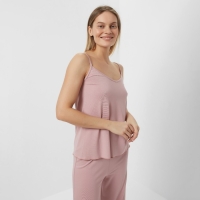 Пижама женская (майка, брюки) цвет пудра, размер 54 Пижама женская (майка, брюки) цвет пудра, размер 54