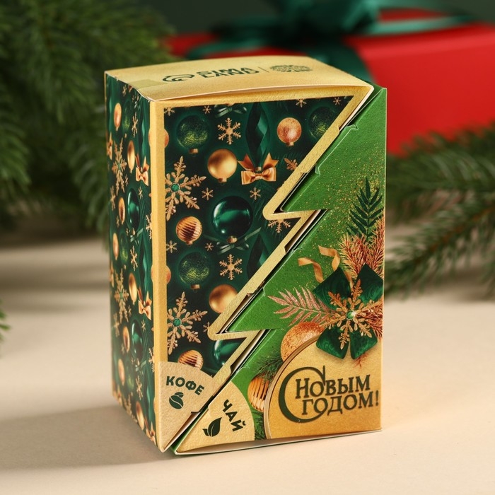 Подарочный набор новогодний &laquo;Новый год подарит сказку&raquo;: чай, кофе