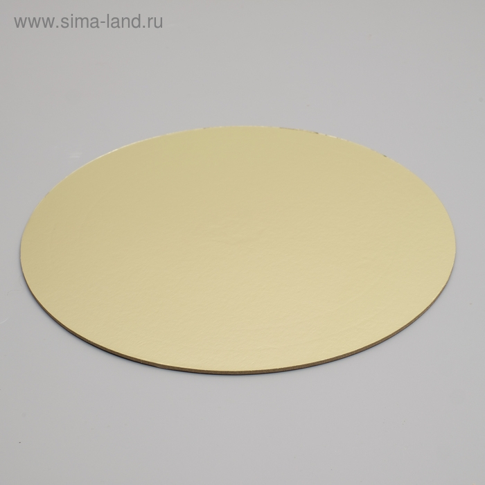 Подложка усиленная, золото - кофе, 30 см, 3,2 мм